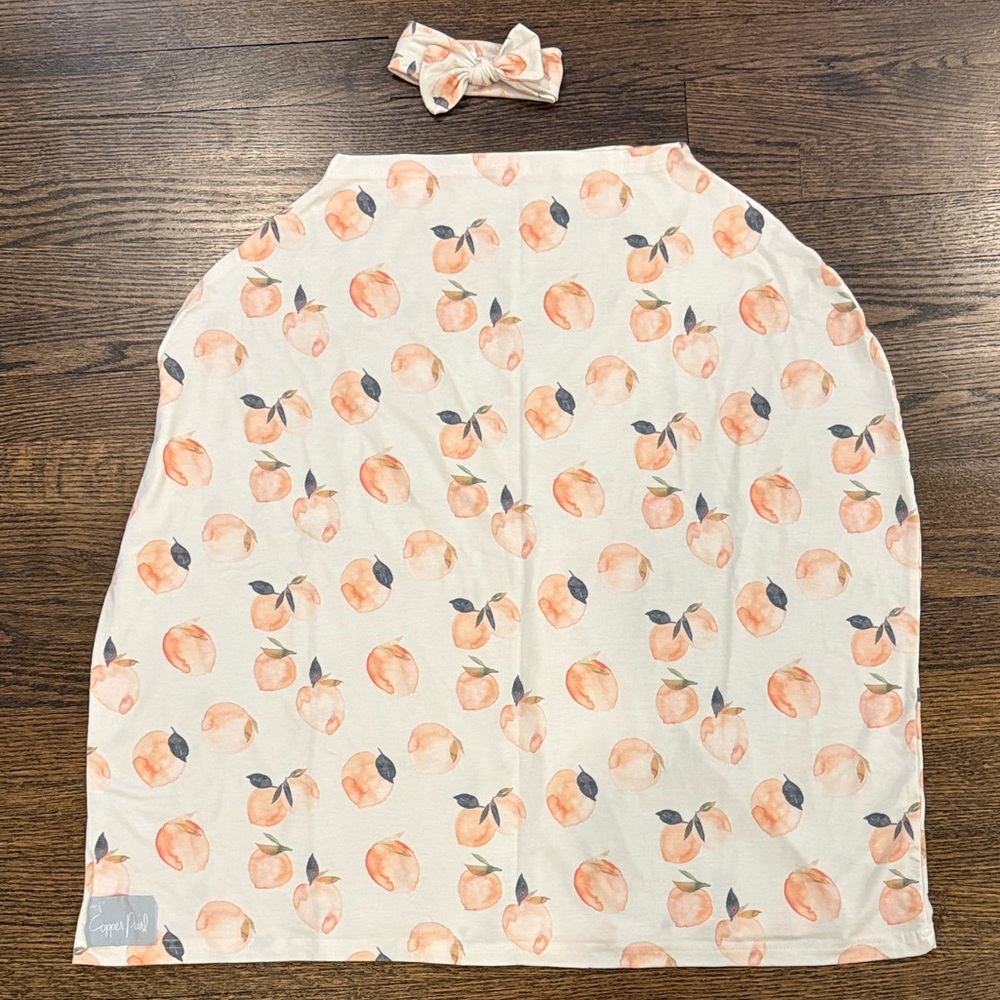 Copper Pearl Caroline Multi-Use Cover and Bow Headband